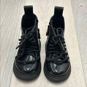 Mini Melissa Stylish Black Kids Boots